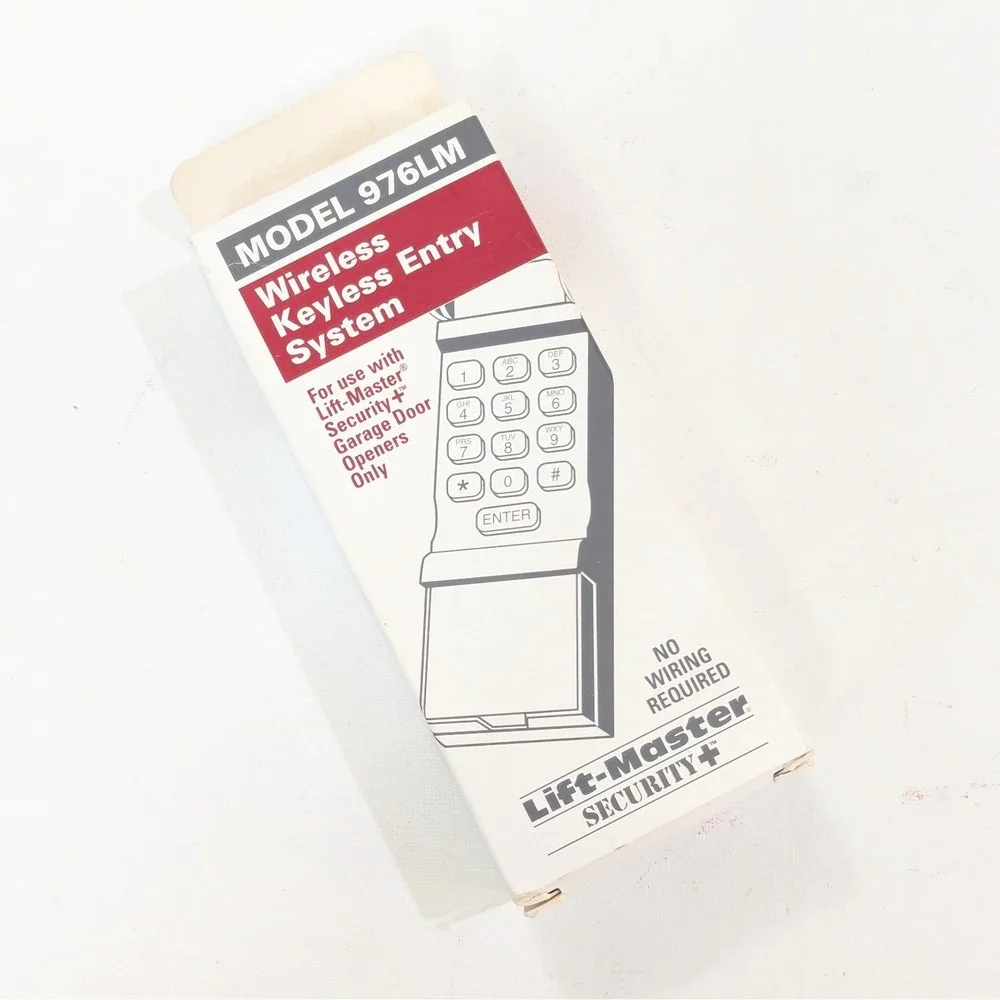 Genuine Lift-Master Security+ 376LM Wireless Keypad Garage Entry - New 1997